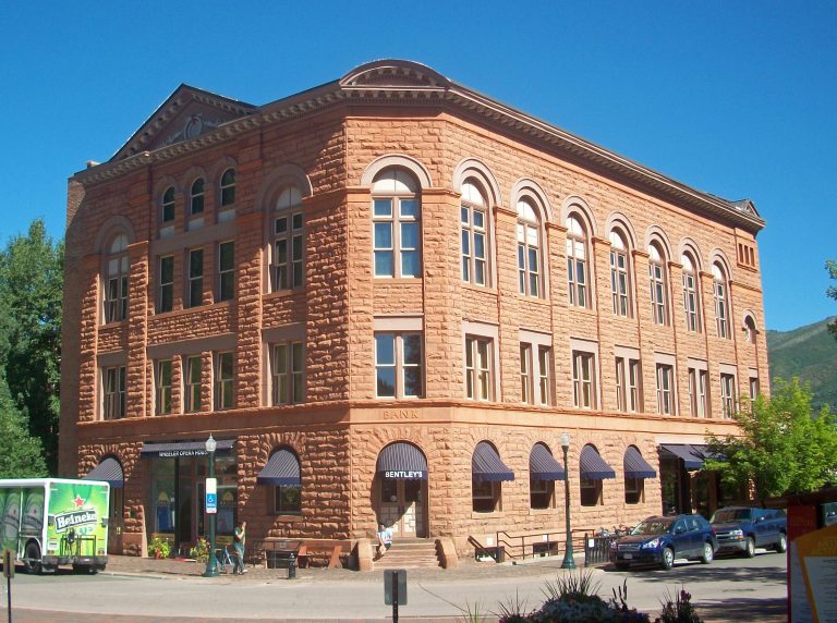 Wheeler Opera House Aspen historic Romanesque Revival theatre exterior