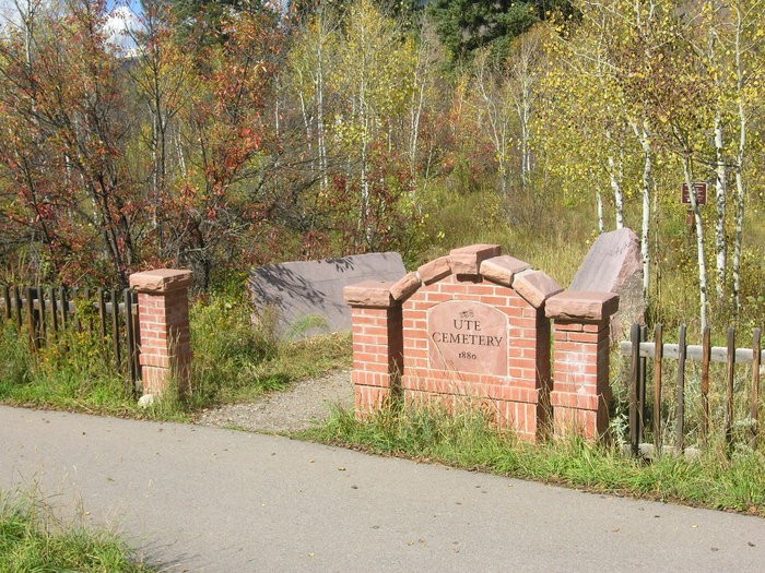 Ute Cemetery historic Aspen burial ground with veteran’s gravestones