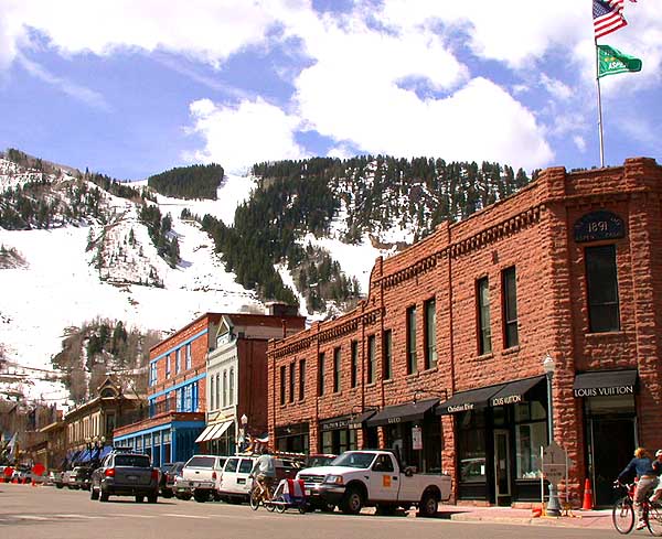 Hyman–Brand Building Aspen history rusticated sandstone corner