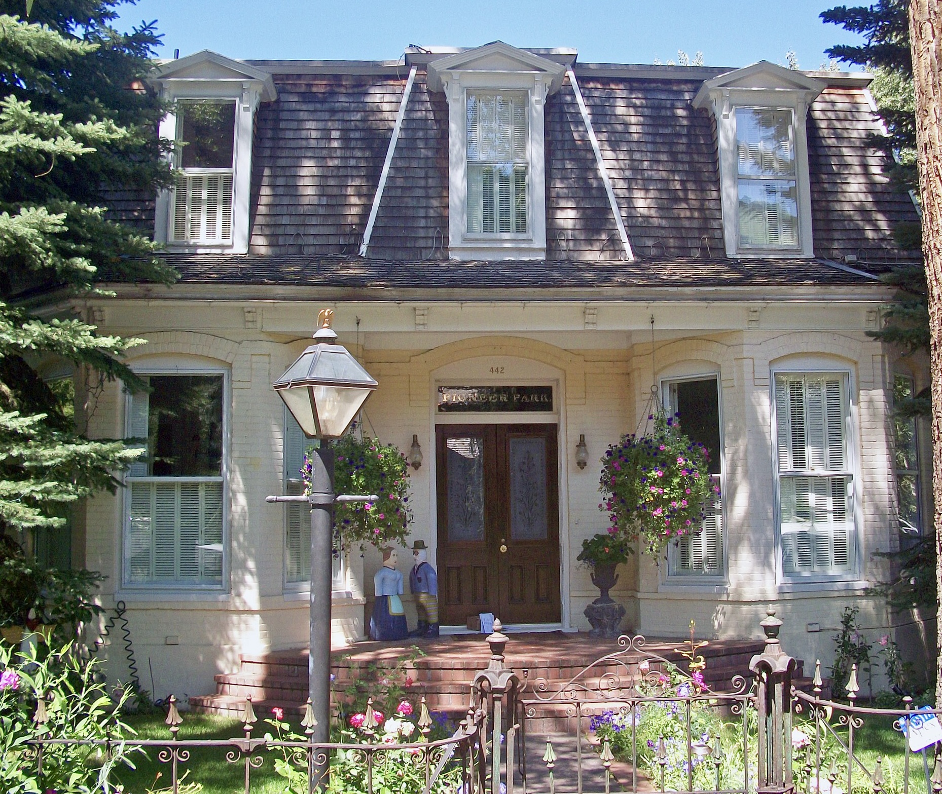 Pioneer Park Aspen historic Second Empire mansion with ghostly legend